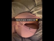 Preview 3 of 18 year old Cosplay Teen cheats at Party! Snapchat German