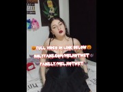 Preview 3 of halloween season 2023 - Mel, the busty cocksucking Vampire absorbs your cum and masturbates orgasm