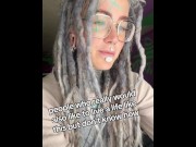 Preview 1 of Anuskatzz Tattoo bodymodification hippie goth punk onlyfans model talks about her philosophy of life