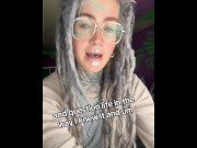 Preview 2 of Anuskatzz Tattoo bodymodification hippie goth punk onlyfans model talks about her philosophy of life