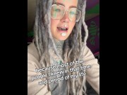 Preview 3 of Anuskatzz Tattoo bodymodification hippie goth punk onlyfans model talks about her philosophy of life