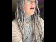Preview 6 of Anuskatzz Tattoo bodymodification hippie goth punk onlyfans model talks about her philosophy of life