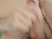 Preview 2 of Cum on my hand and eat cum !!!HOT!!!