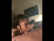 Preview 6 of Slutty ebony teen bbc gooch and ball sucking compilation