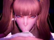 Preview 1 of ★M男向け【H GAME】UNDER THE WITCH♡女騎士のバキュームフェラがエロ過ぎる 3D エロアニメ