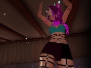 Preview 2 of VRChat Slut shows off new outfits for you | Spanking, dancing, teasing