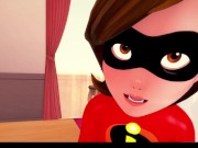 Preview 1 of 3D/Anime/Hentai, The Incredibles: Mrs.Incredible Fucked In Her Big Ass!