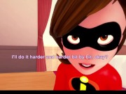 Preview 2 of 3D/Anime/Hentai, The Incredibles: Mrs.Incredible Fucked In Her Big Ass!