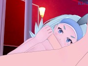 Preview 2 of Kahili and I have intense sex at a love hotel. - Pokémon Hentai