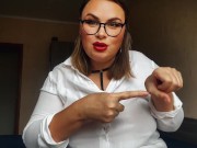 Preview 3 of Horny teacher shows how to stretch asshole for a dick. Anal sex lessons