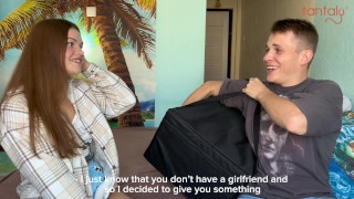 Sandy cd, femboy fucks the young mail delivery man