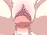 Preview 1 of Sakura Sasuke sex Naruto Kunoichi Træner Hentai Anime Tegnefilm bryster fisse creampie missionær nez