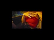 Preview 4 of Sexynini83 - Exib Compilation Wash the car and drive NAKED 🔥🔥🔥