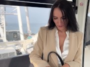 Preview 2 of Cumming on the first date on a Ferris wheel LOVENSE CONTROL