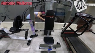 Big White Ass Fitness Freak Argentinian Gets Fucked In The Gym - Meriandheavy