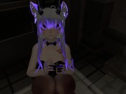Preview 3 of Fucking a bunny femboy hard in the back alley
