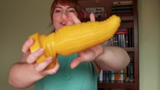 Mr. Hankey's Toys Corn Silicone Dildo - Textured Sex Toy