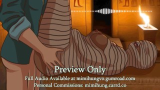 Handjob cumshot! Footjob teasing on mummified slave by mistress in latex leggings