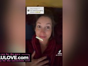 Preview 3 of Babe shows off creampie pussy closeups & rants on haters & trolls, showers twice & more - Lelu Love