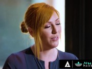 Preview 4 of NURU MASSAGE - Big Boobies MILF Lauren Phillips Gets Her Redhead Pussy Banged By Her Client