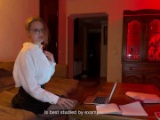 Preview 1 of POV: I failed my biology exam because of my sexy teacher