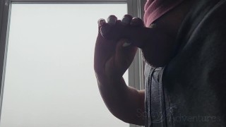 The fog rolled in and a hot mysterious hand drained my cock - Our Spicy Adventures