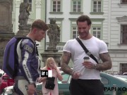 Preview 5 of Picked up by a stranger and offered money to feel my muscles turned into a new experience in Prague