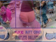 Preview 1 of PUBLIC BUTT CRACK - COMPLETE COLLECTION - PREVIEW - ImMeganLive