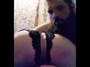 Preview 2 of He spanks my tight little ass,then uses toys on me till I cum and then he fucks me with his big dick