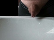 Preview 1 of That Guy takes a Big Piss in Sink