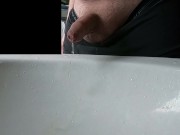 Preview 5 of That Guy takes a Big Piss in Sink