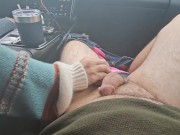 Preview 4 of Slave gets cbt and dick used as ashtray on car ride