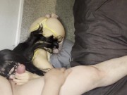 Preview 2 of My horny wife makes me cum on her!💦