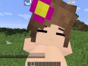 Preview 4 of Minecraft Jenny Mod Blowjob from Jenny in a field!