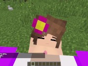 Preview 5 of Minecraft Jenny Mod Blowjob from Jenny in a field!