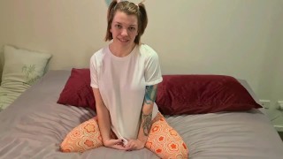 Ari's Casting - Avalon strips before getting rough fucked on her bed