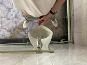 Preview 2 of How guys pee in a urinal?