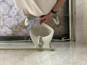 Preview 4 of How guys pee in a urinal?