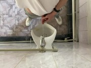 Preview 5 of How guys pee in a urinal?