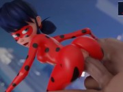 Preview 1 of Lady Bug Love Hard Anal in 4k UHD