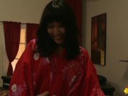 Preview 1 of Bathrobe Tease And BJs For Yuki Mori