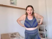 Preview 3 of MariaOld milf with huge tits talk dirty and play with hairy pussy