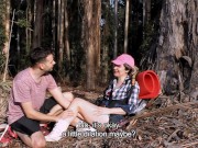 Preview 3 of Pov Anal Tourist breaks his leg in the forest