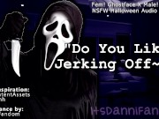 Preview 5 of 【NSFW Halloween Audio Roleplay】 Fem! Ghostface Wants You to Play with Your Cock For Her | JOI 【F4M】