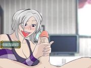 Preview 4 of Never Saint All Sex Scenes - Part 58 - Step-Sis Handjob By LoveSkySanHentai