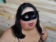 Preview 1 of BBW strips naked and takes off BodyStokings to be naked