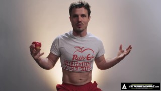 ADULT TIME - How Men Orgasm With Robby Apples! WATCH HIM JERK OFF! - FULL SCENE