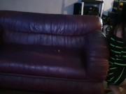 Preview 3 of I visit my Italian teacher and we do it on the couch