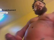 Preview 4 of Coogie Supreme Almost Caught Jerking Off In Hotel Lobby. Huge cum shot on floor
