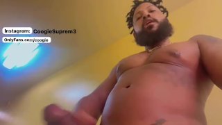 Coogie Supreme Almost Caught Jerking Off In Hotel Lobby. Huge cum shot on floor